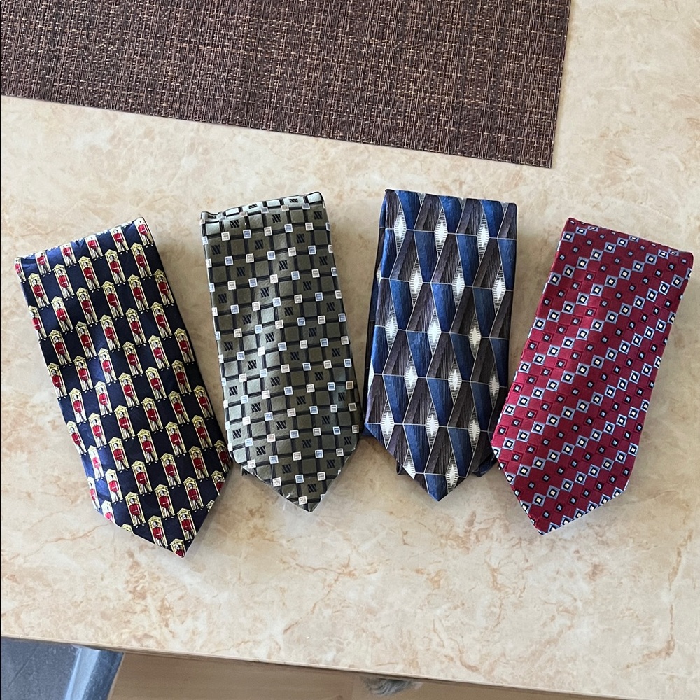 Elegant Men's Tie Set - Multicolor